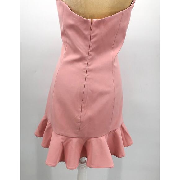 BARDOT Womens Gigi Mini Dress US 12 XL Pink Blossom Sleeveless NWT - Picture 8 of 12